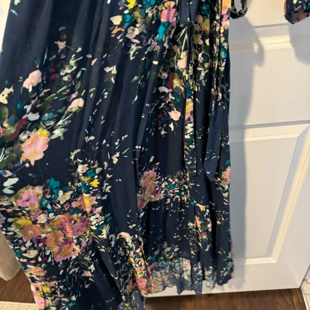 Love stitch Floral blue Midi Dress - Zimmermann lookalike | Medium - Picture 2 of 8